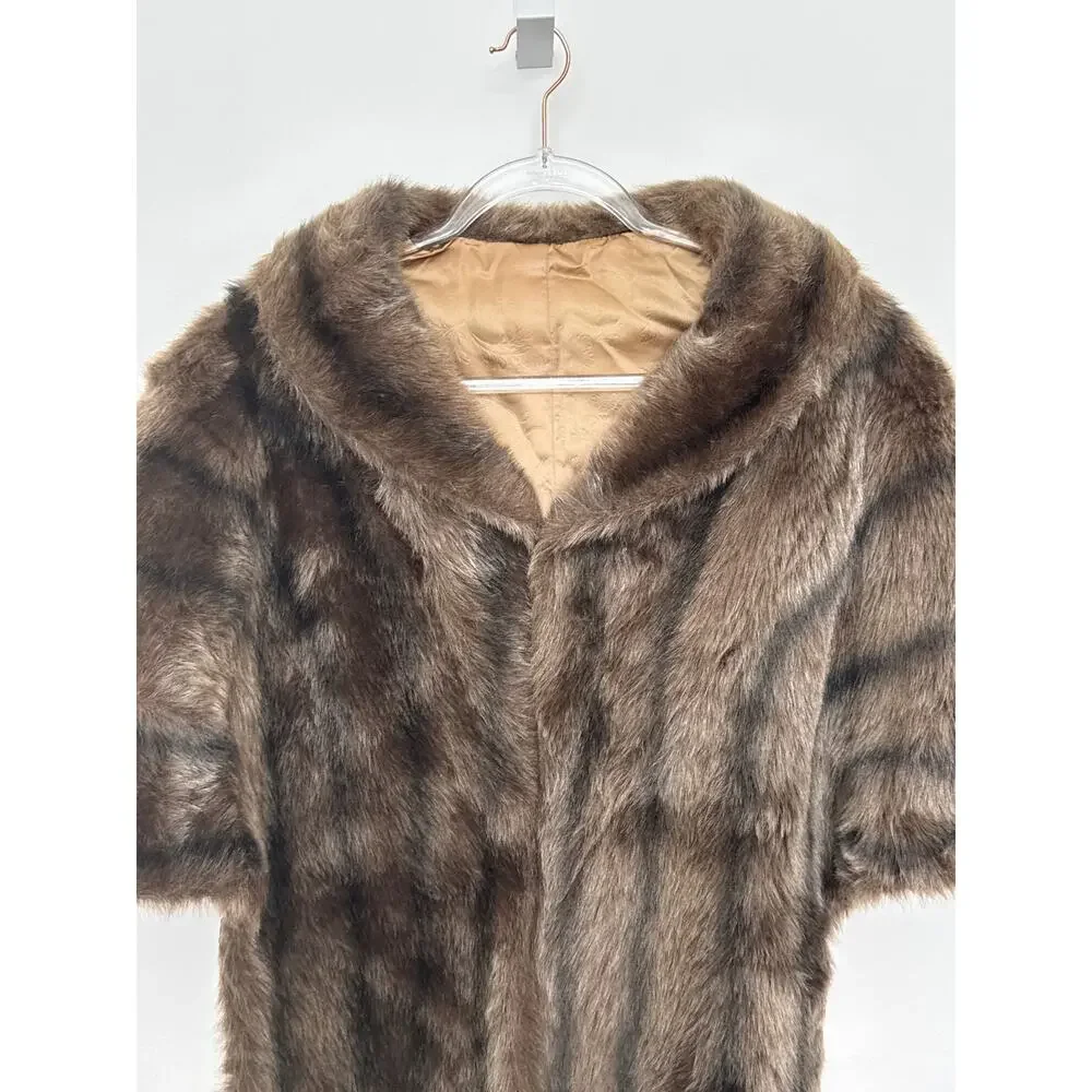 1960s Regina Glenara by Glenoit Mink Fur Stole Capelet Balero Wrap